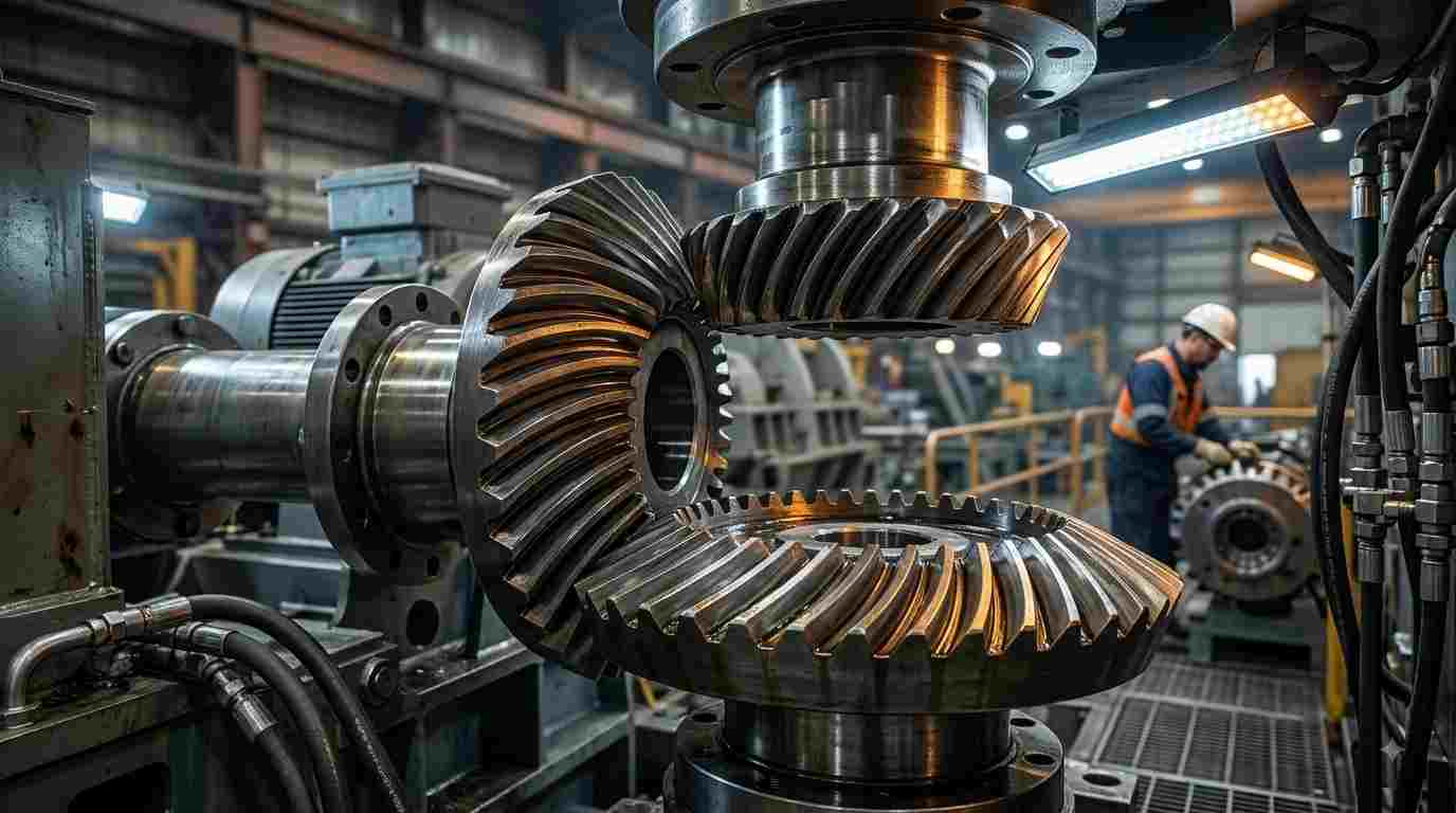 How Do Bevel Gears Drive High-Torque Angular Power Transmission in Heavy Equipment?
