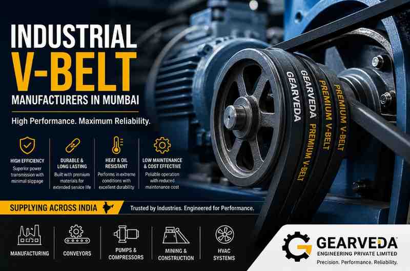 Industrial V-Belt Manufacturers in Mumbai – Reliable Power Transmission Solutions