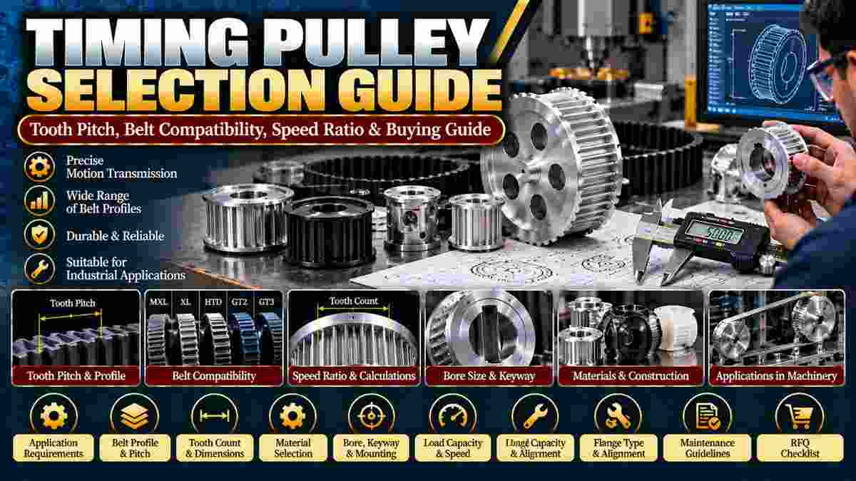 How Do You Choose the Correct Timing Pulley for an Industrial Synchronous Belt Drive?