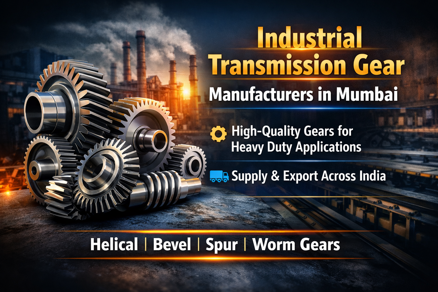 Industrial Transmission Gear Manufacturers in Mumbai – Complete Guide for 2026