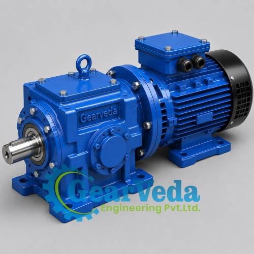 Geared Motor used in industrial applications